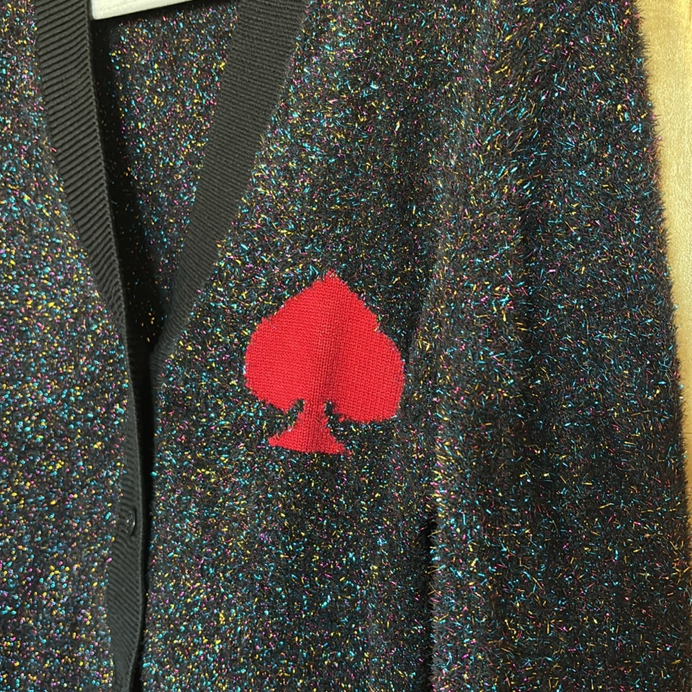 Kate Spade Logo Sparkle Cardigan